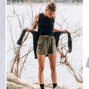 NWOT Olive Summit Shorts - Bearded Goat